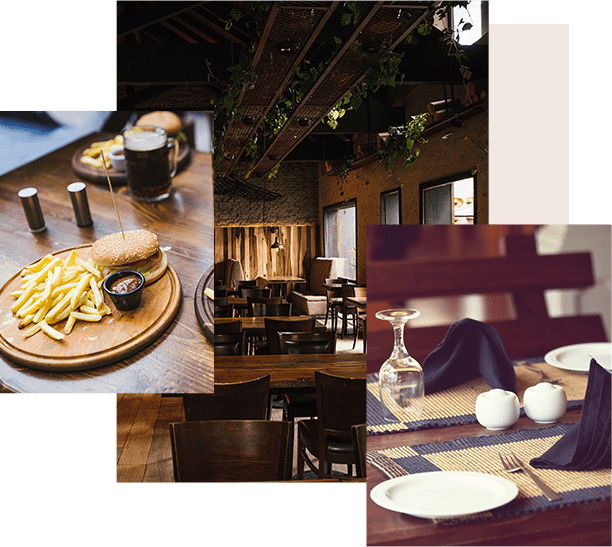 Mat och restaurangmiljö hos Bab Tuma